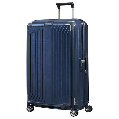 Samsonite Lite-Box 75cm 4-Spinner Wheel Suitcase Deep Blue